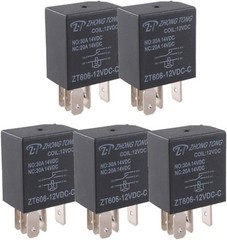 Car Heavy Duty Relay Switch 12V 30A SPDT 5Pin Waterproof 30A 5Pin SPDT