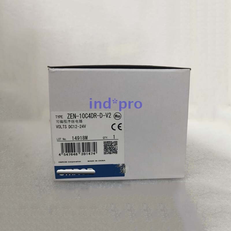 Original New In Box ZEN-10C4DR-D-V2 12-24VDC Programmable Relay