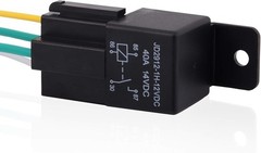 High Capacity 40A 4-Pin SPST Automotive Relay – Easy Installation, Pack of 2