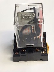 MK3P-I MK3P DC 110V 110VAC Relay 11 Pin 10A 250VAC 250V & PF113A Socket Base
