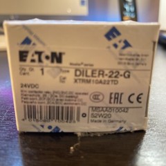 EATON /MOELLER DILER 22-G 24VDC RELAY