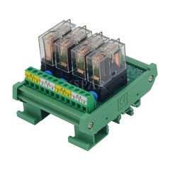 4 Channel OMRON Relay Module SPDT 4 Ways Driver Board Socket DC 12V 16A 1NO+1NC