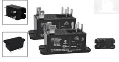 12V DC Power Relay Pack of 2 30A Panel Mount DPST-NO High Power PCB Relay