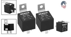 2 Pack Car Relay 12V 40A SPST Waterproof Automotive Switch Tractor Boat
