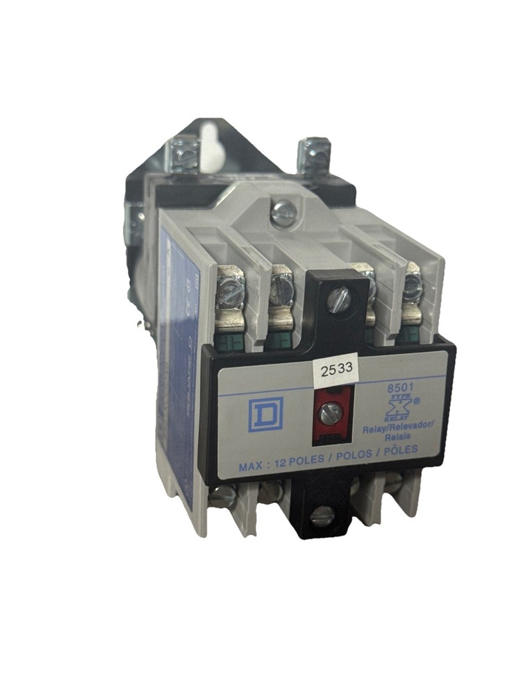 Square D 8501XUDO40V63 DC Utility Control Relay 125V DC/CD/CC