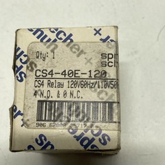 SPRECHER + SCHUH CS4-40E-120 4 Pole NO, AC Relay 110 50Hz, 120V 60 Hz