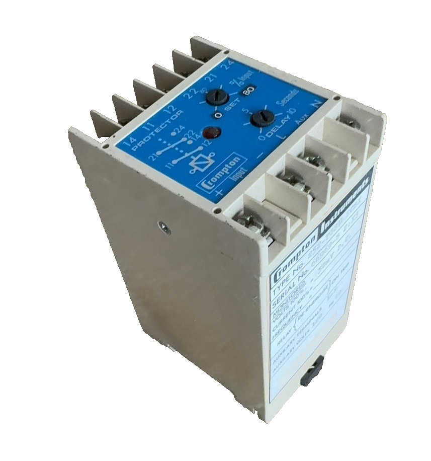 Crompton Instruments 252-PBSU-ECBX DC Millivolt Protector Relay 50mV Under Volt