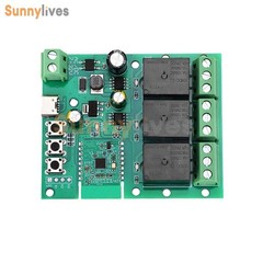 Ewelink AC DC7-32V 2/3/4CH Intelligent Bluetooth WIFI Relay Switch Module Type-C
