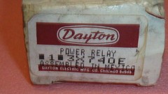 NEW Dayton 3X740E Electromechanical Relay 240VAC 10A 3PDT (34.79×34.79×57.2)mm