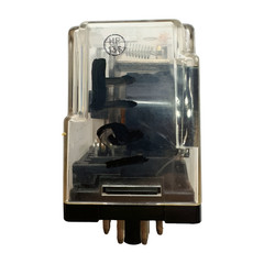 Dayton 5X823E Relay 8-Pin, 24V, 50/60Hz, 10A 250VAC, 1/3HP 120VAC, 1/2HP 250VAC