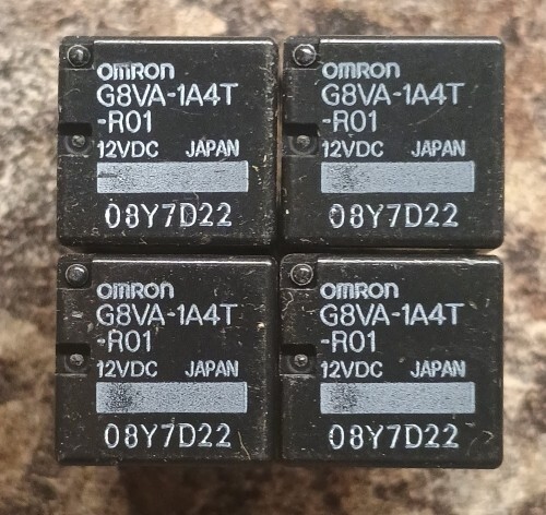 4x OMRON G8VA-1A4T-R01 Relay 4-pin