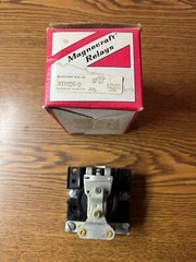 Magnecraft W199DX-2 Open Style Relay 10-12A 480-600V 50/60Hz 2HP 12VDC Coil