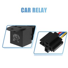 DC 48V 40A SPDT Automotive Car Relay 5 Pin 5 Wires with Harness Socket Plug