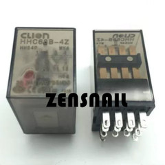 2PCS HHC68B-4Z AC220V MY4NJ HH54P 4PDT POWER RELAY JQX-18F 220VAC 3A 14PINS NEW