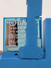 Finder 95.05 Relay Socket Base With Relay 10A 250V 40.52 8A 250V 8 Pin