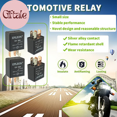 5 Pin 12V 30A SPDT Relay High Performance Multi-Purpose Waterproof Stable Relay