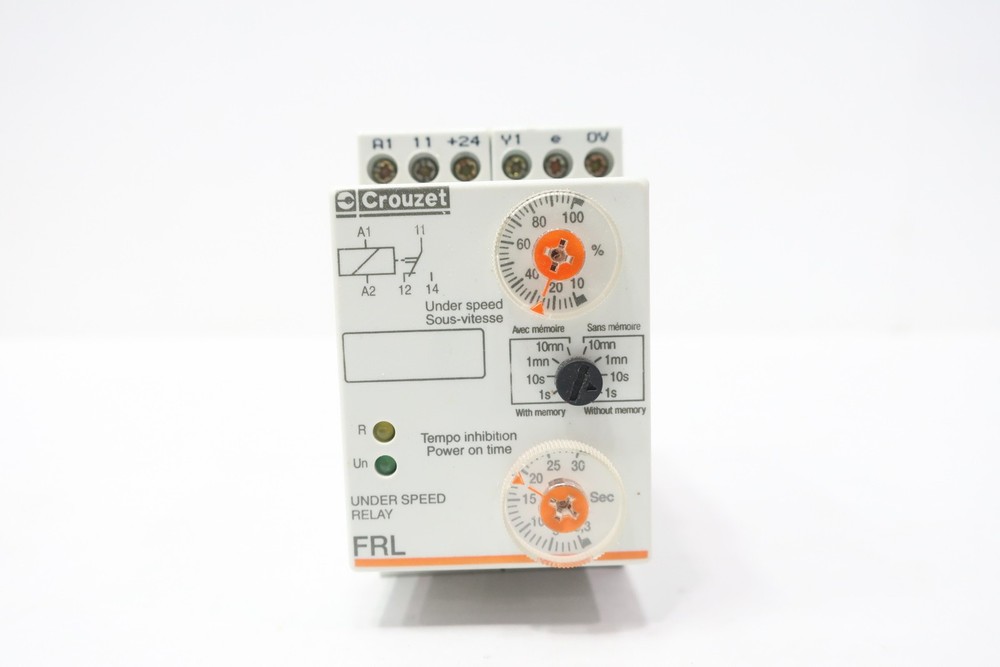 Crouzet FRL 84 874 303 Under Speed Relay 120v-ac