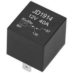 6 Pack JD1914 Car Relay, 12V 40/30A, 5 Pin SPDT, Automotive Switches and Starter