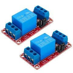 2pcs DC 5V 1-Channel Relay Module Isolated by SMT Optocoupler High and Low Le…