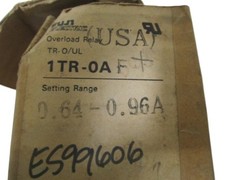 FUJI ELECTRIC OVERLOAD RELAY 0.64-0.96A 1TROAF NSMP