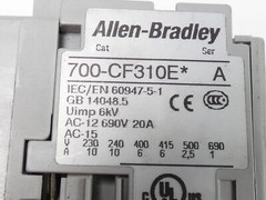 Allen-Bradley 700-CF310E Safety Control Relay 600VAC 24VDC Coil Ser.A