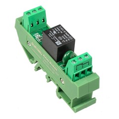 1 Channel Relay Module SPDT DIN Rail Mount 24V DC AC Interface Board FYT731C