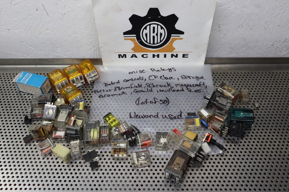 Schrack Aromat CP Clare Magnecraft & More (Lot of 60 Miscellaneous Relays)