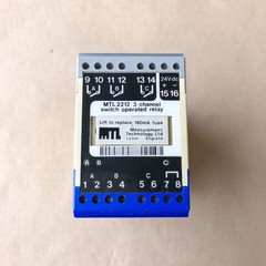 MTL 2212 SWITCH OPERATED RELAY 3-CHANNEL