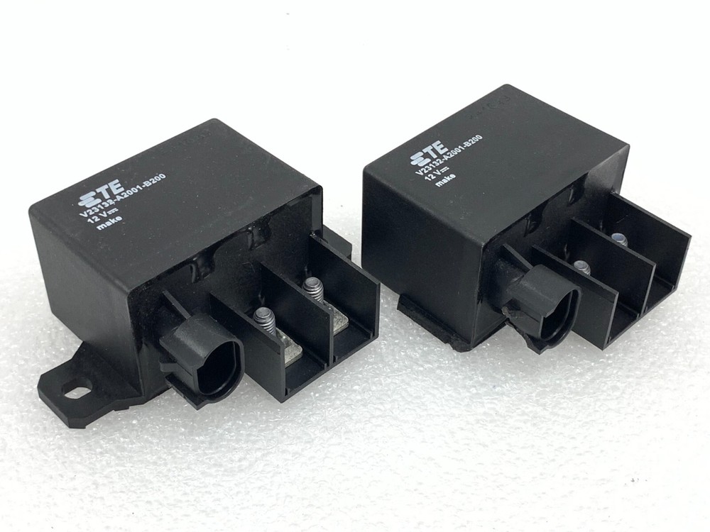 LOT 2x TE Connectivity 12VDC Automotive High Current Pwr Relay V23132-A2001-B200