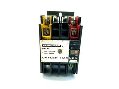Cutler-Hammer D40RB Type R Powered Relay D40RPB N.C. Yellow, D40RPA N.O. Green
