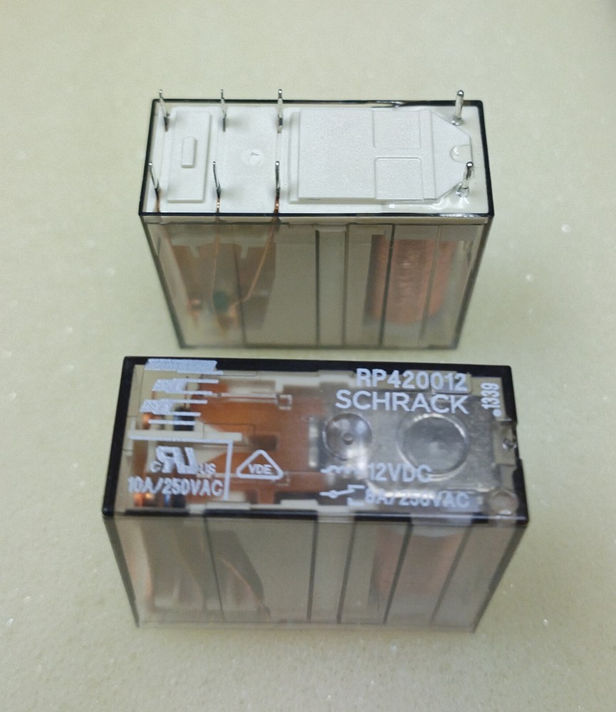 Schrack RP420012 Relay 12V Dc Coil Solder