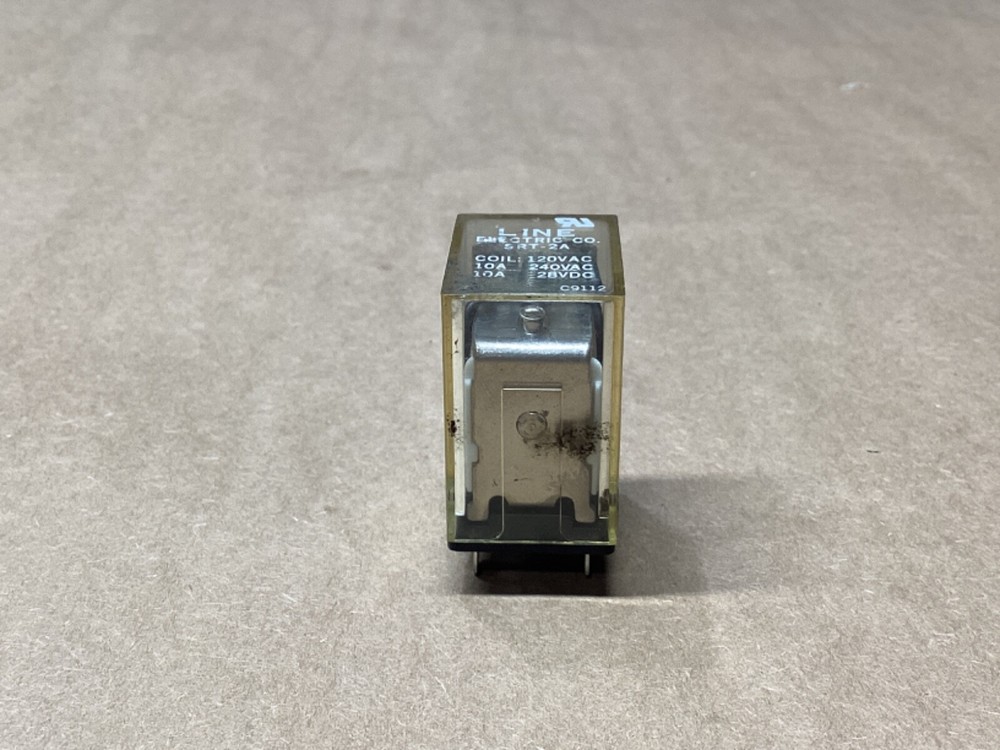 LINE ELECTRIC 8 BLADE RELAY SRT-2A 120V COIL 10A #119L79