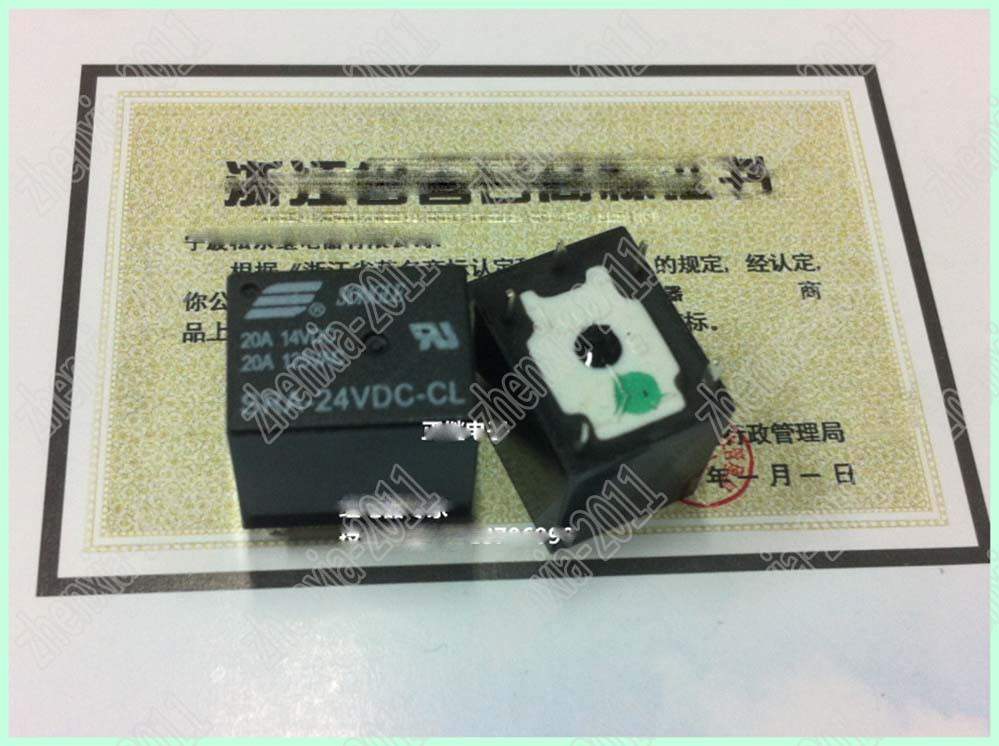 5PCS NEW SONGLE Relay SRA-24VDC-CL 20A 125VAC T74