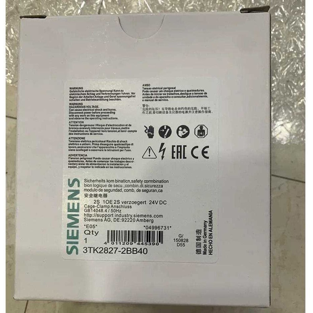 1PC Siemens New safety relay 3TK2827-2BB40 IN BOX ONE Year Warranty