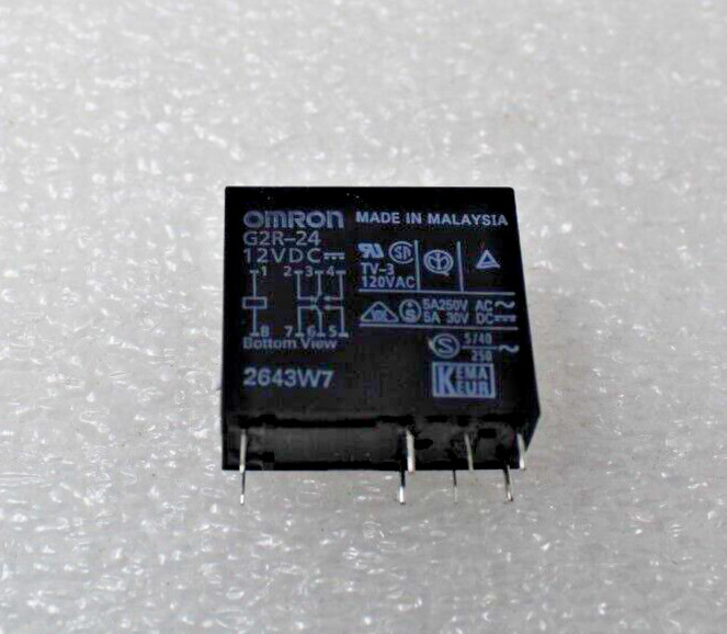 OMRON G2R-24 12VDC G2R24 12VDC 5A 8 PIN PC MOUNT RELAY USA FAST SHIPPING