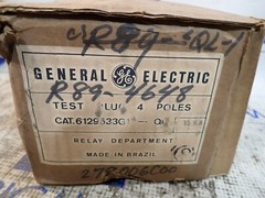 NEW SURPLUS – General Electric Test Plug 4 Poles 6129533G1 Relay