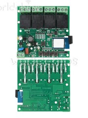AC 220V 4-Channel WIFI Remote Control Relay Switch Module 433MHz Works with Tuya