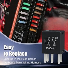 4pcs Relay 12V 30Amp for 2008+ Sea-Doo GTI GTR GTS GTX RXP RXT Cruise Spark 900