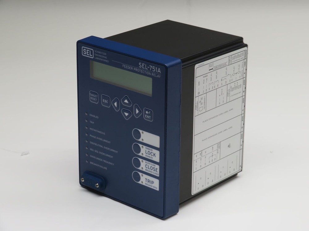 SCHWEITZER ENGINEERING SEL-751A FEEDER PROTECTION RELAY T255456