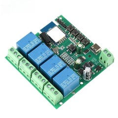 4 Channel Relay Switch Module Tuya Smart WIFI Remote Control Relay 2.4GHz 433MHz