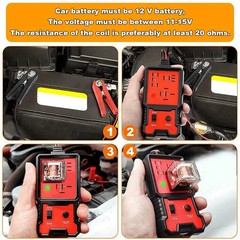 12V Automotive Relay Tester 4/5 Pin LED Car Diagnostic Relay Testing Tool