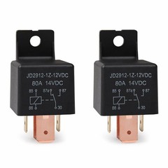 2pcs 5-Pin JD2912-1Z-12VDC 80A 14VDC SPDT Truck Boat Car Relay 12V Switch