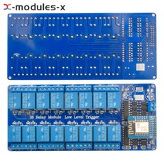 16Channel Relay Module DC5V/12V Wifi Relay Onboard ESP8266WIFI Development Board