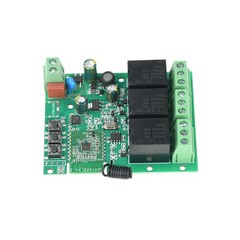 AC220V / DC7V-32V 10A 3CH Bluetooth WIFI Relay module supports RF 433Mhz Remote