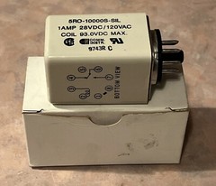 Comm. Instruments-5RO-10000S-SIL Relay-1 AMP-28VDC/120VAC-COIL-93.0VDC-9743R C