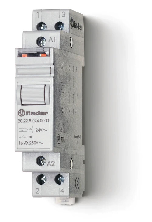 Finder 20.22.9.012.0000 2 Step Impulse/Latching Relay (Qty-2) (O-3)