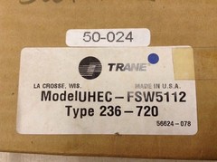 TRANE SWT01012 SWITCH; FAN, SPST LOW VOLTAGE W/RELAY / 24V