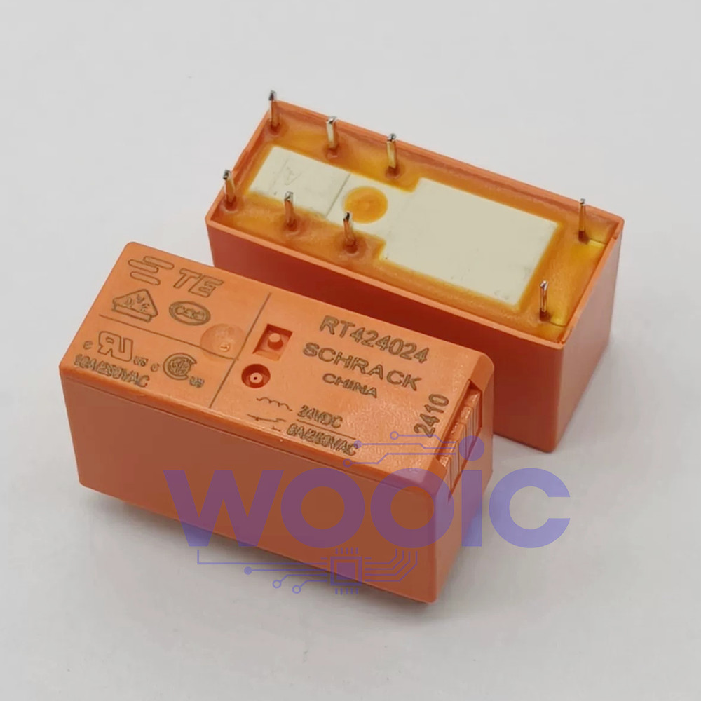 【3PCS】New TE Connectivity RT424012 12VDC 8A DPDT PCB Mount Signal Power Relay