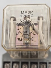 Westinghouse MR3P120AC General Purpose Relay With Socket Base 120AC 11Pin 6X156E