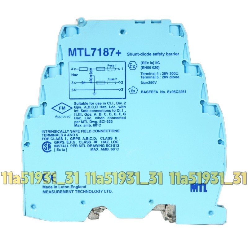 MTL7187+ Measurement Technology Shunt-diode Safety Barrier 28V 300#